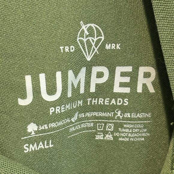 Jumper Premium Threads Ultralayer Lightweight Hoodie in Olive - size Small - Picture 5 of 5
